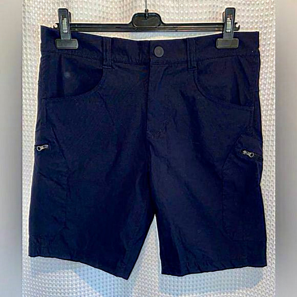 2/40$ Men’s Black Mountain Black stretchy Nylon outdoor cargo‎ shorts size 33 - Picture 1 of 12